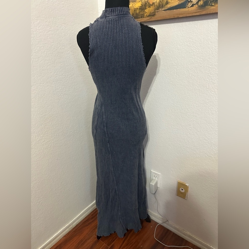 Free People FP One Natasha Sleeveless Maxi Dress in navy blue - Size Small - Picture 6 of 9